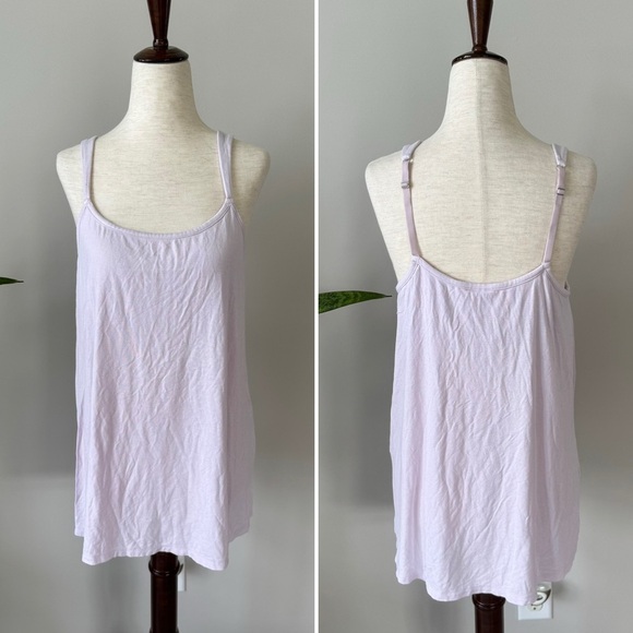 Soma Adjustable Strap Light Lilac Purple Tank Top - Picture 1 of 9